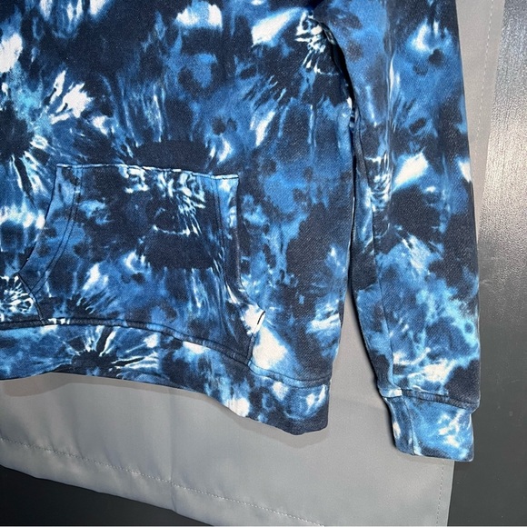 Youth Abercrombie & Fitch Blue Tie-Dye Hoodie - Picture 4 of 8